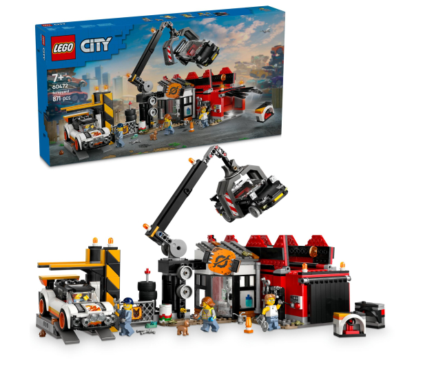 LEGO City 60472 Złomowisko z samochodami - 1284123 - zdjęcie 2